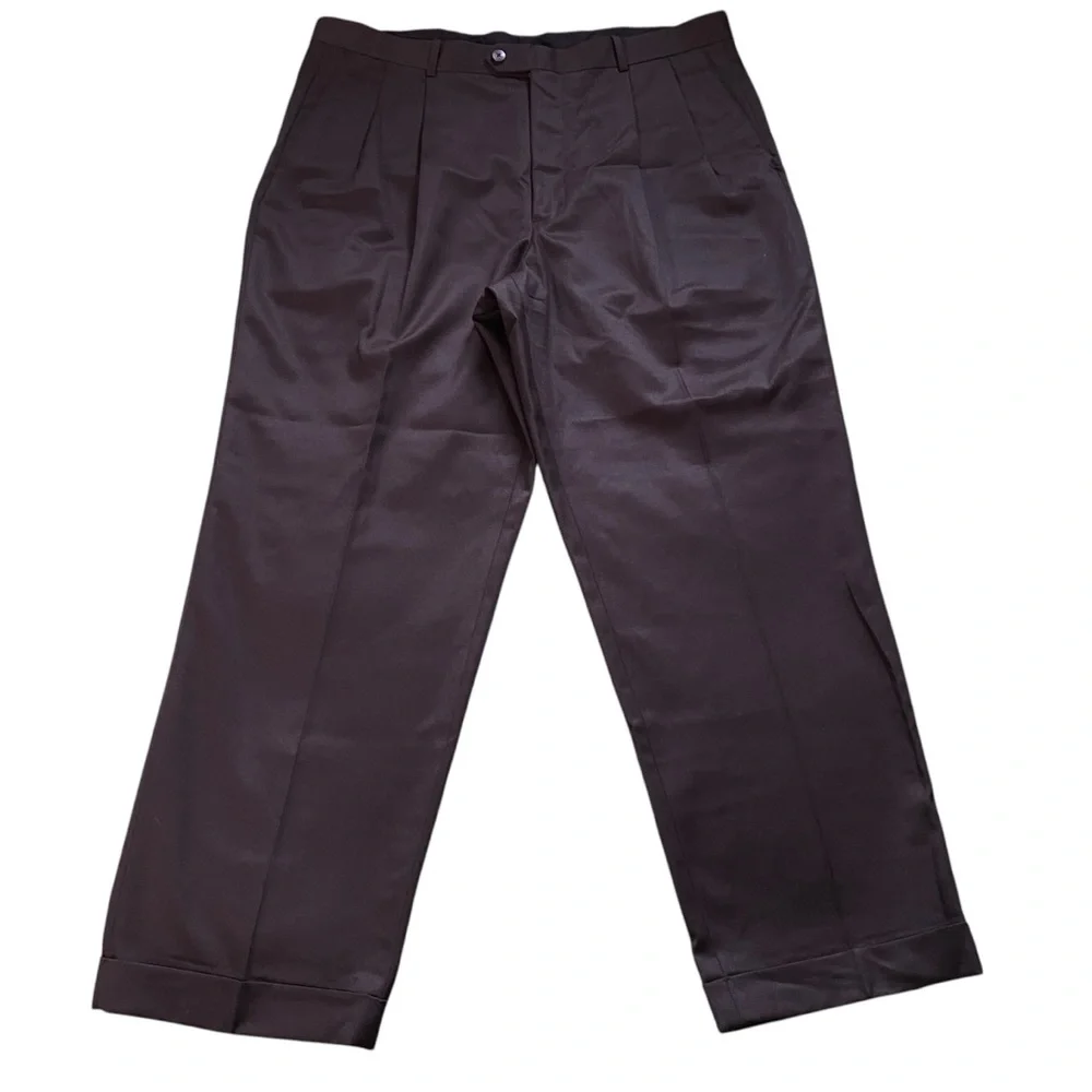 Alfani Wool Pants Trouser‎ Slacks Size 38x29L Black Dress Pants Office Career